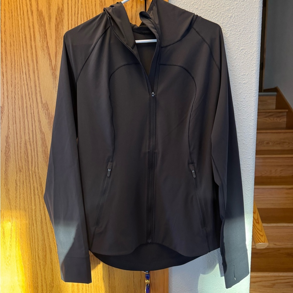 Lululemon Lightweight Running Black Hooded Jacket